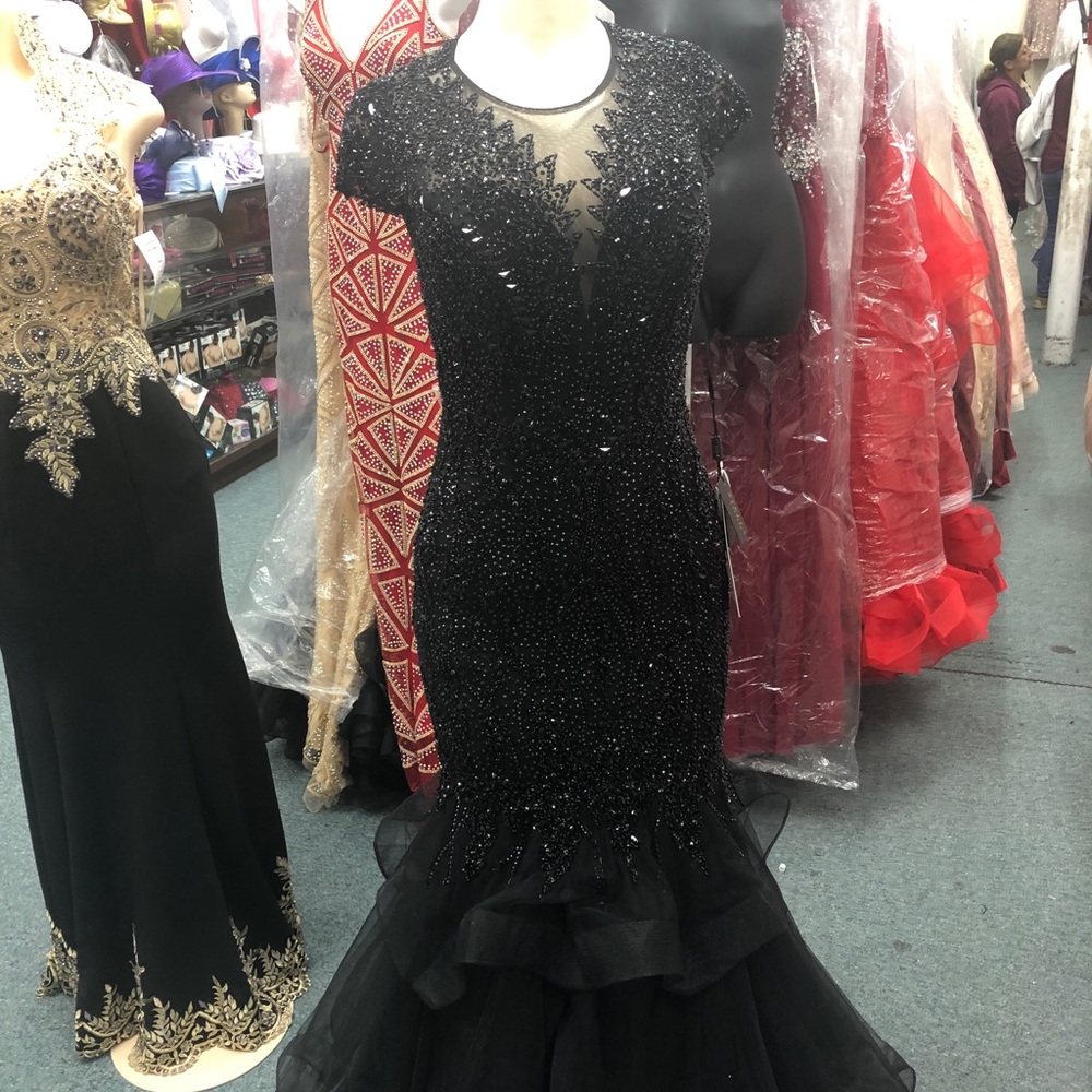 Black Plus Size Formal Dress